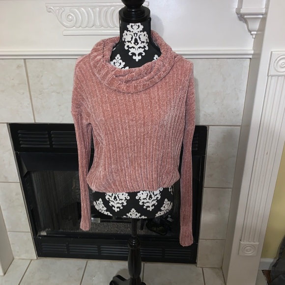 Almost Famous Sweaters - Almost Famous velvet knitted sweater